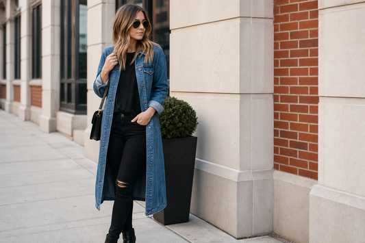 How to Style Longline Denim for Every Season